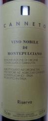 Canneto Vino Nobile di Montepulciano Riserva D.O.C.G. 