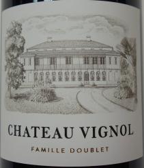 Château Vignol Bordeaux  MIS EN BOUTEILLE AU CHÂTEAU 