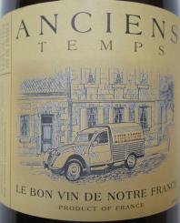 "Anciens Temps" Sauvignon-Chardonnay IGP Pays D'OC - b l a n c 