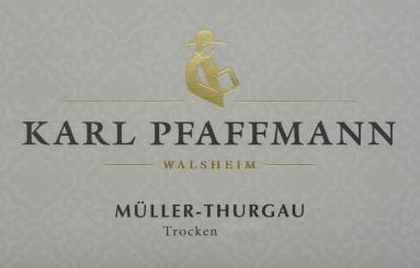 Karl Pfaffmann MÜLLER-THURGAU Trocken - 1,0 Ltrfl. 