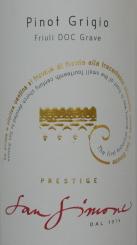 Pinot Grigio *San Simone* Friuli DOC Grave 