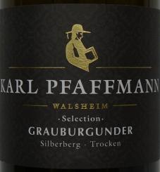 Karl Pfaffmann Grauburgunder -SELECTION- trocken, Walsheimer Silberberg 