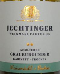 Jechtinger Grauburgunder Kabinett trocken 