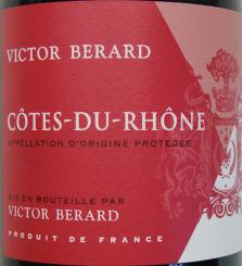Victor Berard Côtes du Rôhne - 1,0-Ltrfl. 