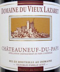 Châteauneuf- du- Pape - Domaine du Vieux Lazaret 