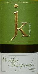 Weingut Julius Kimmle Weissburgunder trocken 