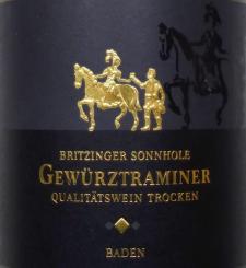 Britzinger Sonnhole Gewürztraminer  trocken Qualitätswein 