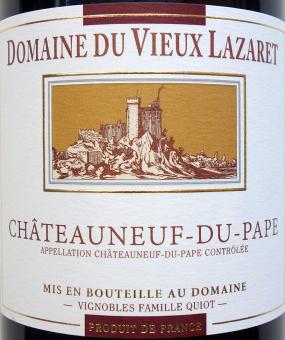 Châteauneuf- du- Pape - Domaine du Vieux Lazaret 