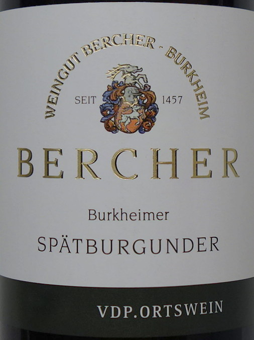 Wein Shop | VDP-Weingut Bercher Burkheimer Spätburgunder trocken - Ortswein  | online kaufen bestellen