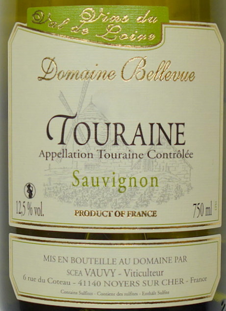 Wein Shop Belleveue Sauvignon Domaine | Touraine bestellen kaufen | online AOC